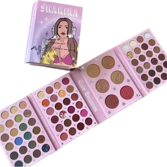 New Shakira Makeup Palette - All in one Eyeshadow, Highlighter & Blusher Palette - Picture 1 of 9
